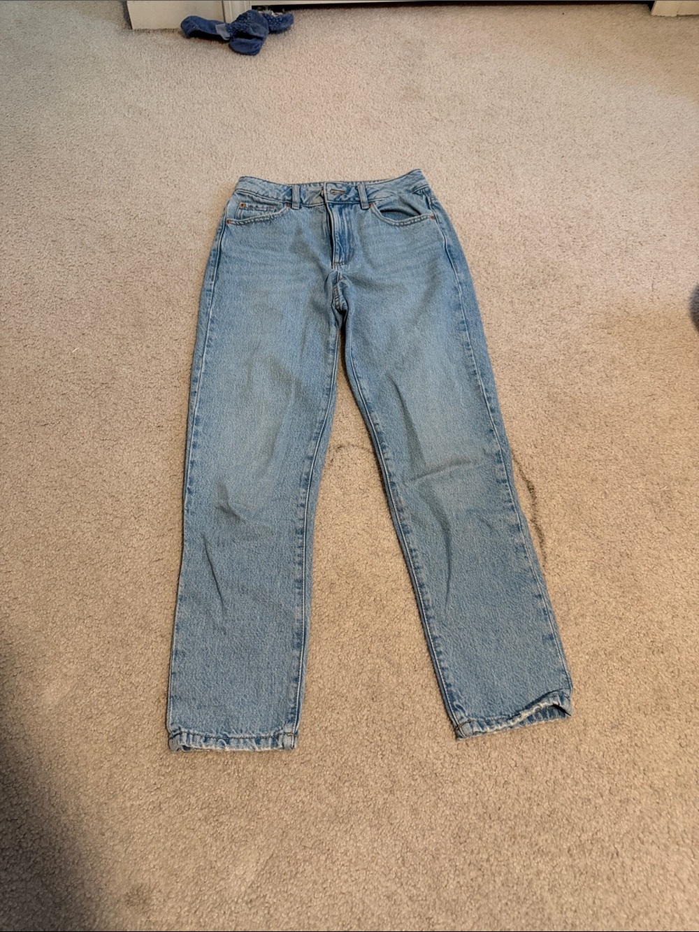 Garage Light Blue Ankle Jeans
